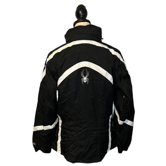 Spyder Black and White Ski Jacket - Picture 4 of 10